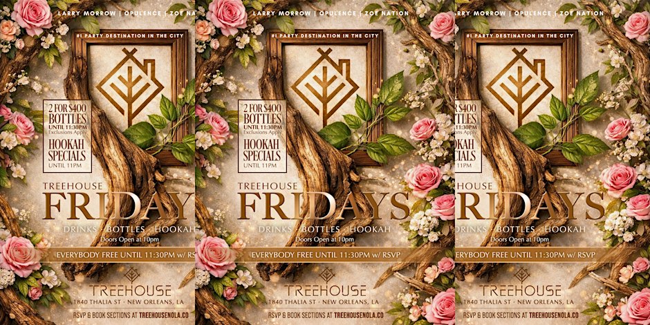 Treehouse FRIDAYS | Every FRIDAY Night