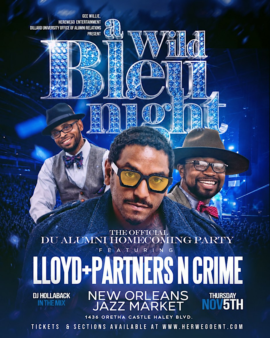 A WILD BLEU NIGHT THE OFFICIAL ALUMNI HOMECOMING PARTY @ JAZZ MARKET