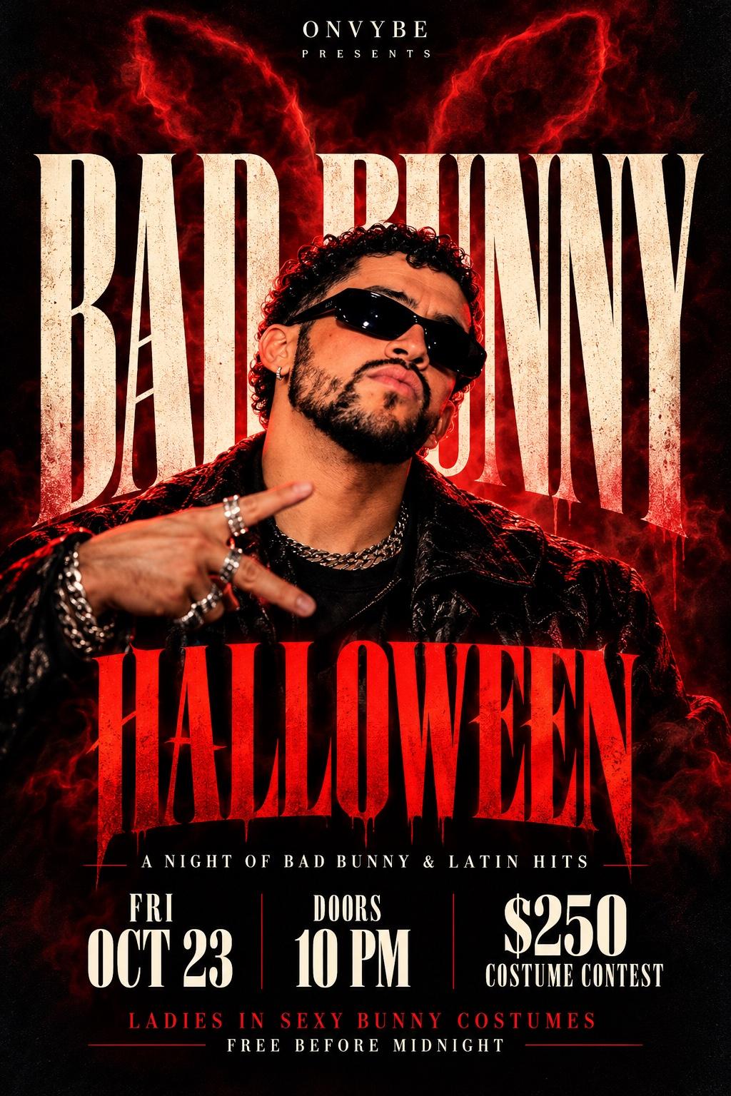 BAD BUNNY HALLOWEEN PARTY
